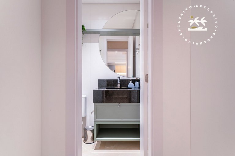 Terrazzo 405B - Apto 2 quartos em condomínio de luxo à 300 m