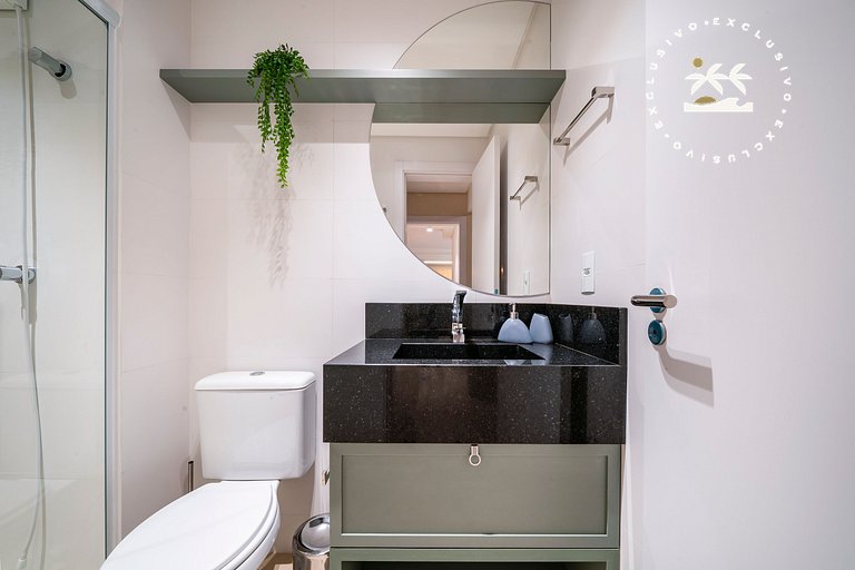 Terrazzo 405B - Apto 2 quartos em condomínio de luxo à 300 m