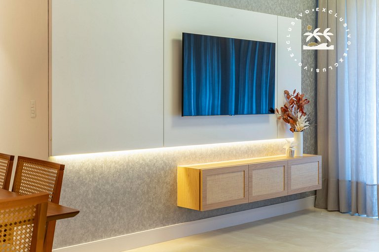 Terrazzo 405B - Apto 2 quartos em condomínio de luxo à 300 m