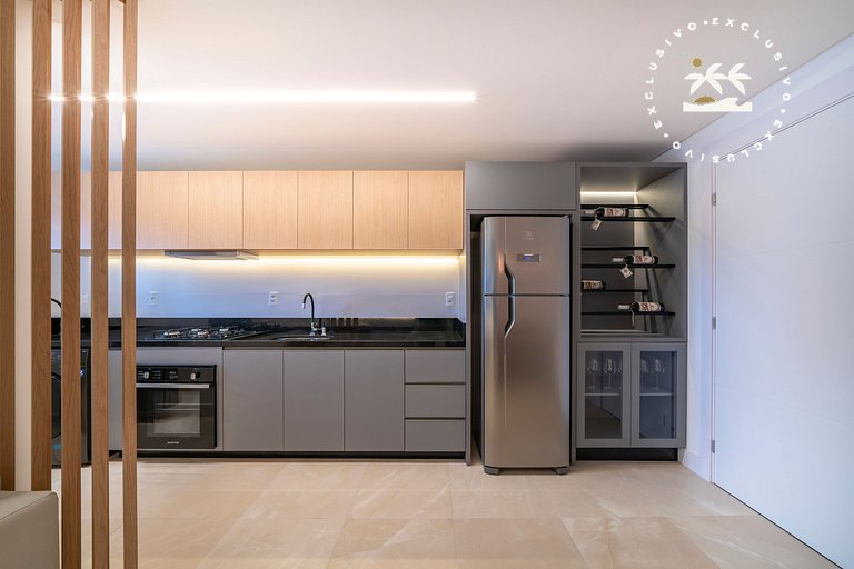 Terrazzo 405B - Apto 2 quartos em condomínio de luxo à 300 m