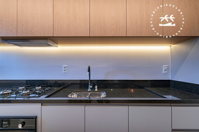 Terrazzo 405B - Apto 2 quartos em condomínio de luxo à 300 m