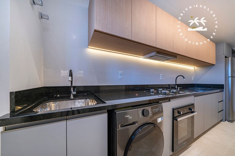 Terrazzo 405B - Apto 2 quartos em condomínio de luxo à 300 m