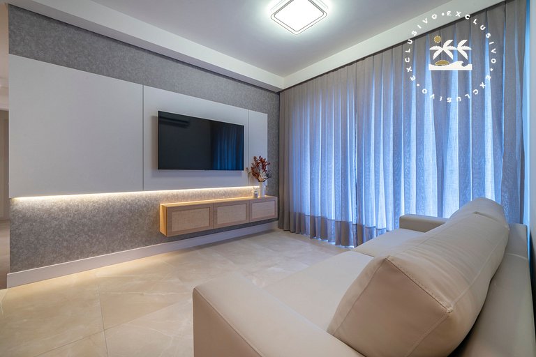 Terrazzo 405B - Apto 2 quartos em condomínio de luxo à 300 m