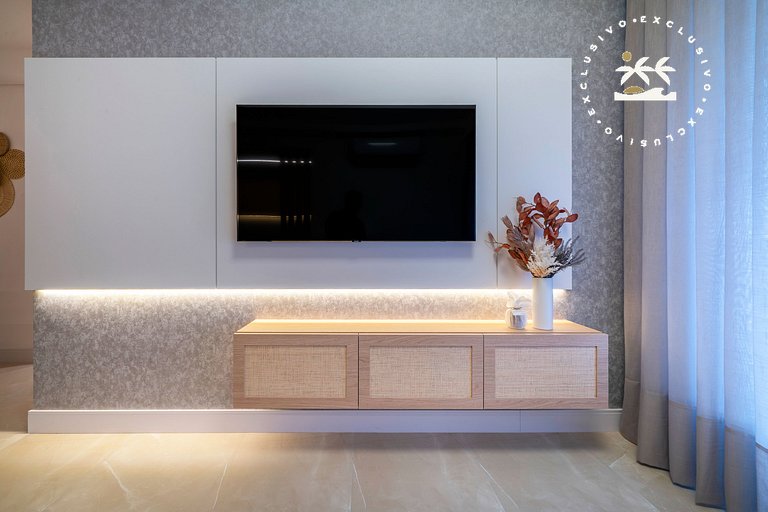 Terrazzo 405B - Apto 2 quartos em condomínio de luxo à 300 m