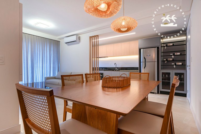 Terrazzo 405B - Apto 2 quartos em condomínio de luxo à 300 m