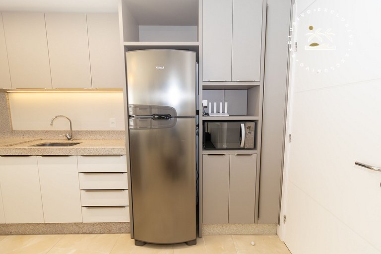 Terrazzo 503B - Apto 2 quartos em condomínio de luxo à 300 m