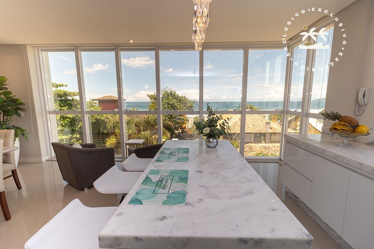 Costa Leste 203 - Apto com 2 suítes - 50 metros da Praia do