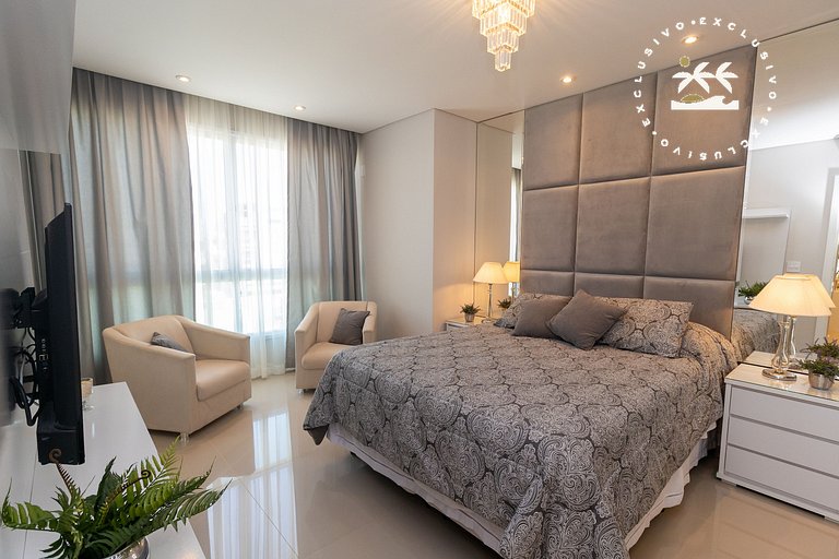 Costa Leste 203 - Apto com 2 suítes - 50 metros da Praia do