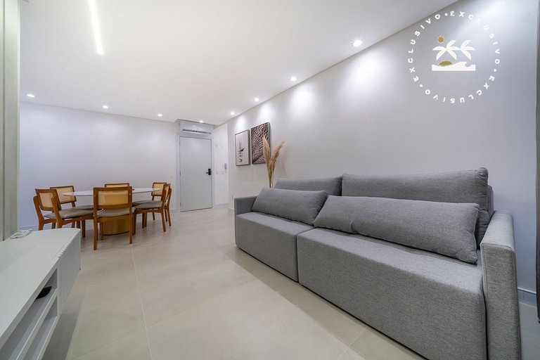 Barbados 302 - Apartamento com 2 suítes - 200 metros da prai