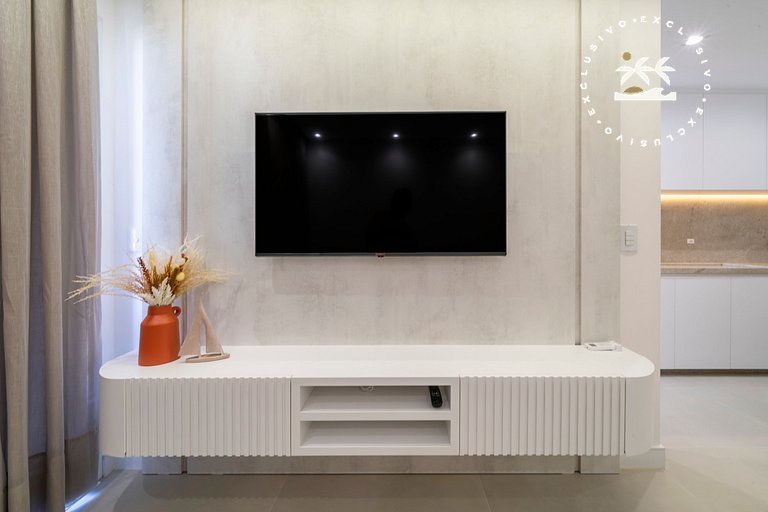 Barbados 302 - Apartamento com 2 suítes - 200 metros da prai