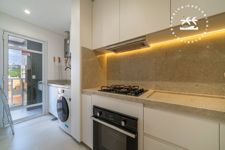 Barbados 302 - Apartamento com 2 suítes - 200 metros da prai