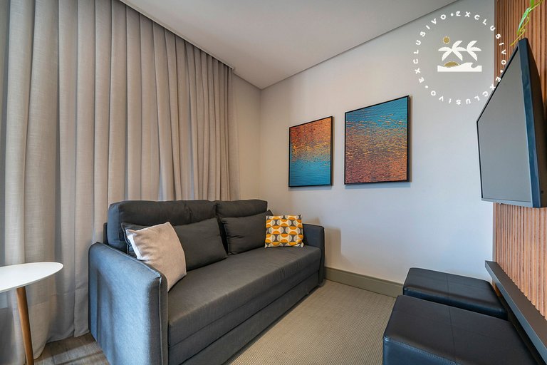 AION suítes 306 - Compacto e luxuoso Loft - Rooftop com pisc