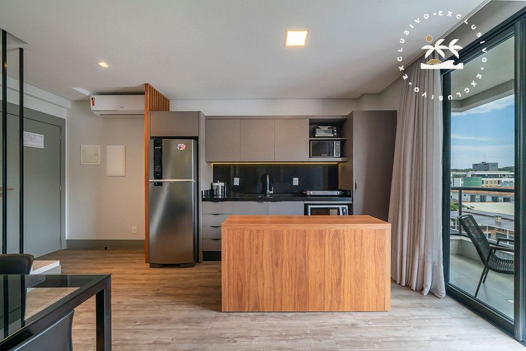 Aion 306 - Duplex compacto com 2 quartos - 50 metros do mar!