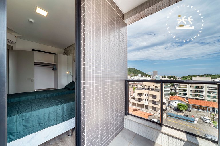 Aion 306 - Duplex compacto com 2 quartos - 50 metros do mar!