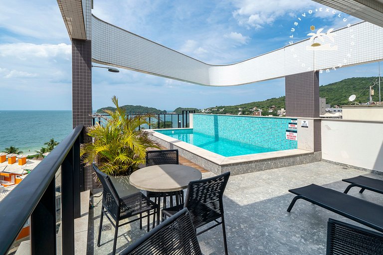 Aion 306 - Duplex compacto com 2 quartos - 50 metros do mar!