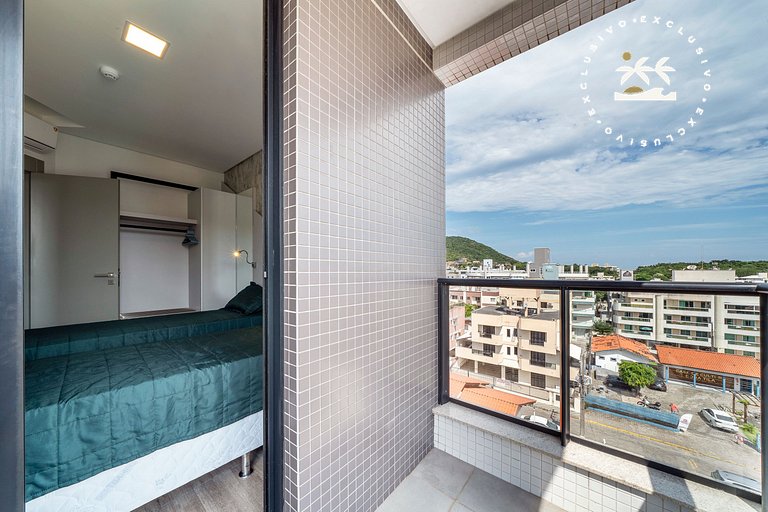 Aion 306 - Duplex compacto com 2 quartos - 50 metros do mar!