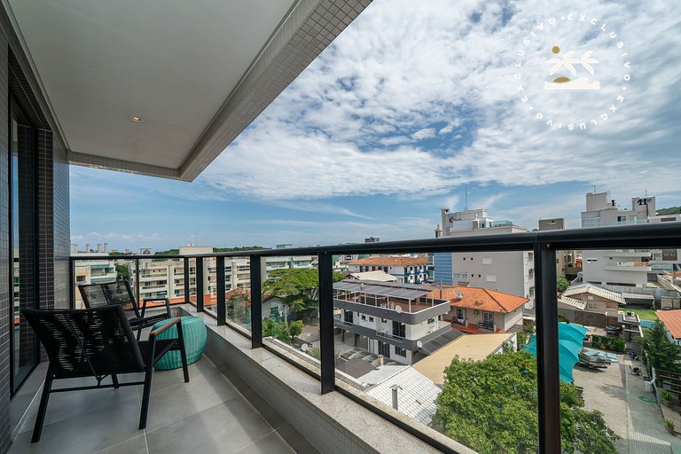 Aion 306 - Duplex compacto com 2 quartos - 50 metros do mar!