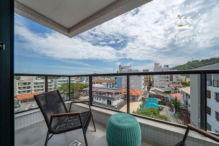 Aion 306 - Duplex compacto com 2 quartos - 50 metros do mar!