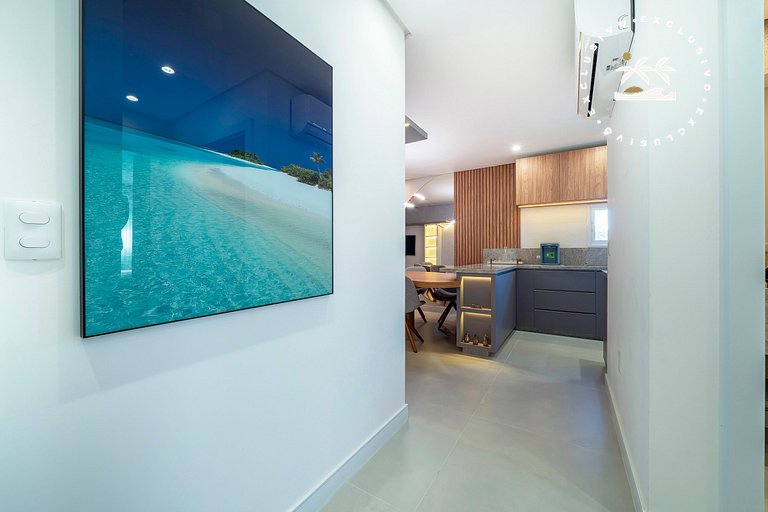 Barbados 203 - Apto 2 suítes na Praia de Bombas