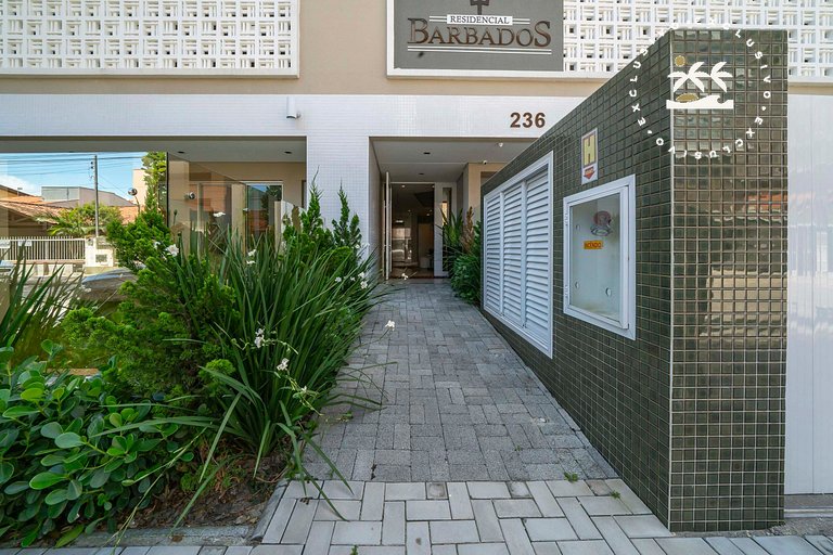 Barbados 203 - Apto 2 suítes na Praia de Bombas