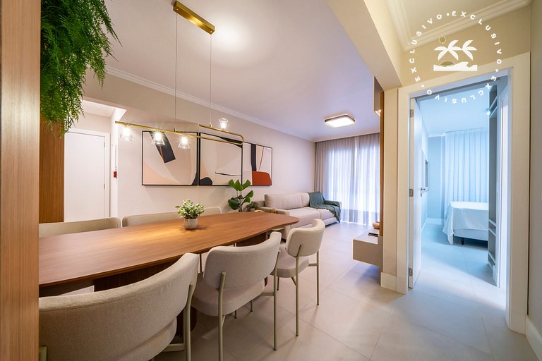 Porto Canoas 101 - Apto térreo 3 quartos à 100 metros da Pra