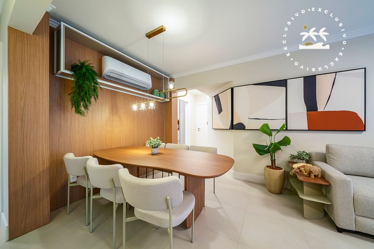 Porto Canoas 101 - Apto térreo 3 quartos à 100 metros da Pra