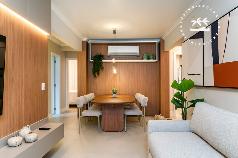 Porto Canoas 101 - Apto térreo 3 quartos à 100 metros da Pra