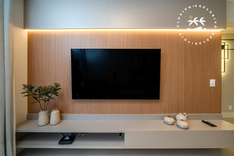 Porto Canoas 101 - Apto térreo 3 quartos à 100 metros da Pra