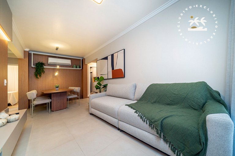 Porto Canoas 101 - Apto térreo 3 quartos à 100 metros da Pra