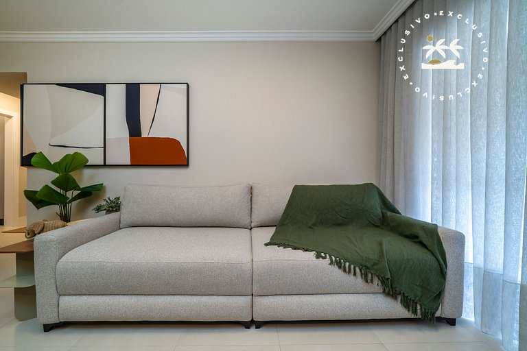 Porto Canoas 101 - Apto térreo 3 quartos à 100 metros da Pra