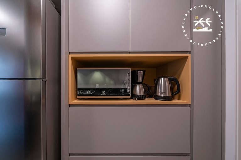 Porto Canoas 101 - Apto térreo 3 quartos à 100 metros da Pra