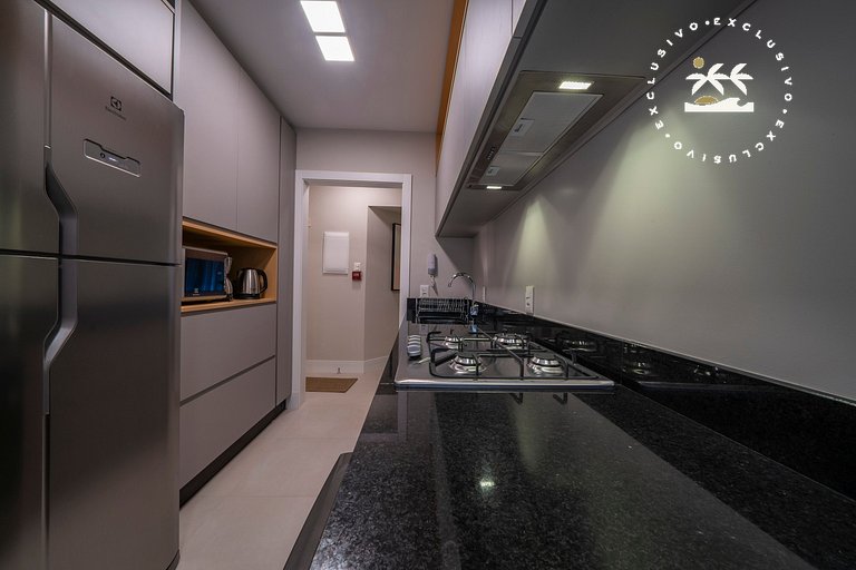 Porto Canoas 101 - Apto térreo 3 quartos à 100 metros da Pra