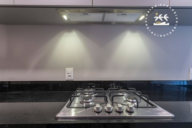 Porto Canoas 101 - Apto térreo 3 quartos à 100 metros da Pra