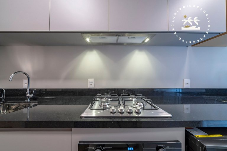 Porto Canoas 101 - Apto térreo 3 quartos à 100 metros da Pra