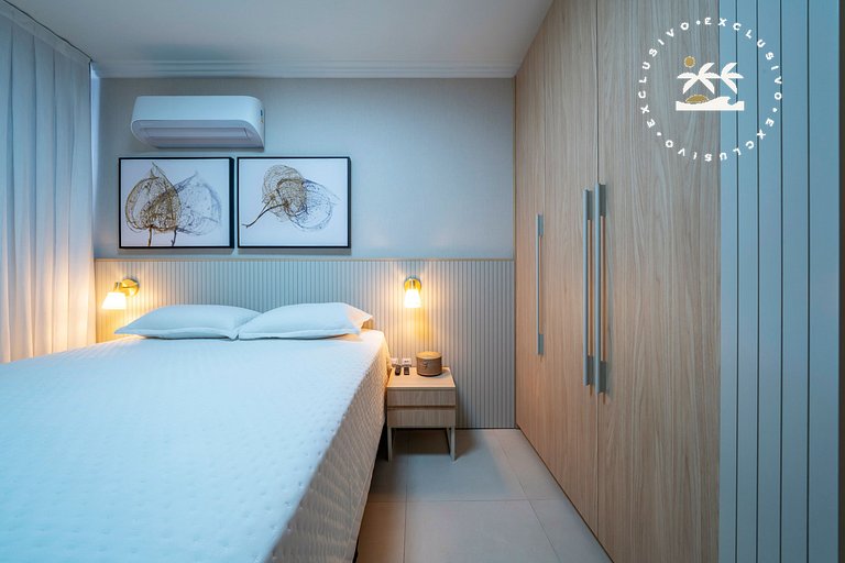 Porto Canoas 101 - Apto térreo 3 quartos à 100 metros da Pra