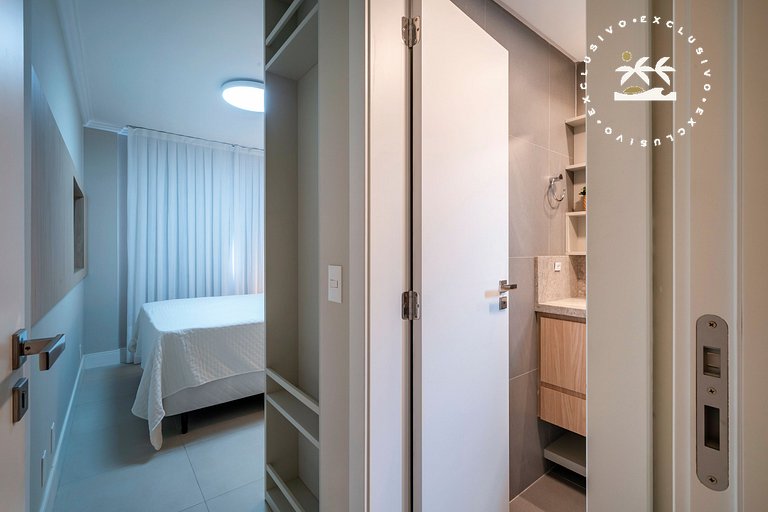 Porto Canoas 101 - Apto térreo 3 quartos à 100 metros da Pra