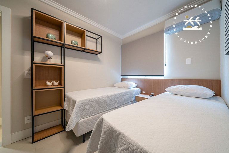 Porto Canoas 101 - Apto térreo 3 quartos à 100 metros da Pra