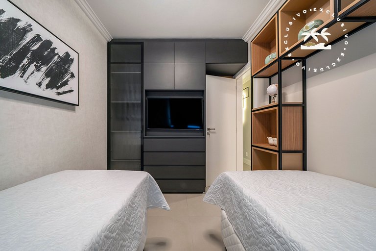 Porto Canoas 101 - Apto térreo 3 quartos à 100 metros da Pra