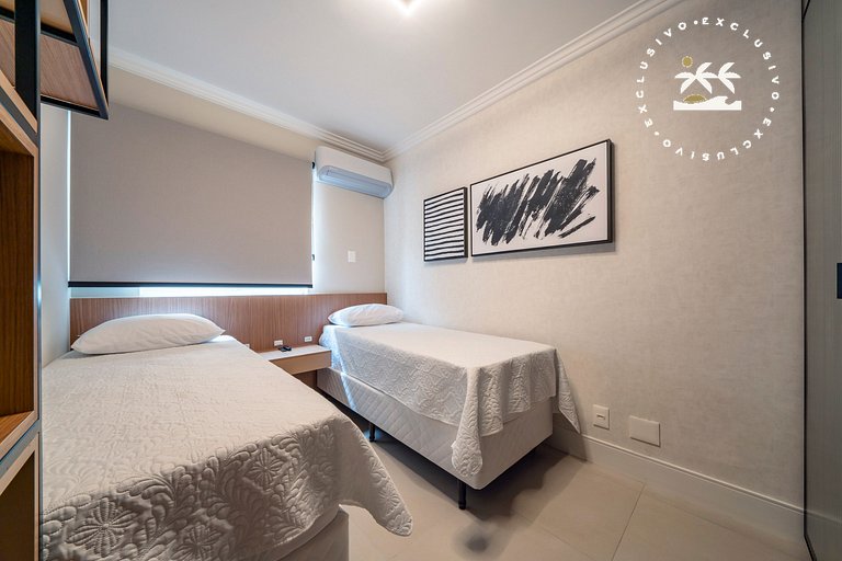 Porto Canoas 101 - Apto térreo 3 quartos à 100 metros da Pra