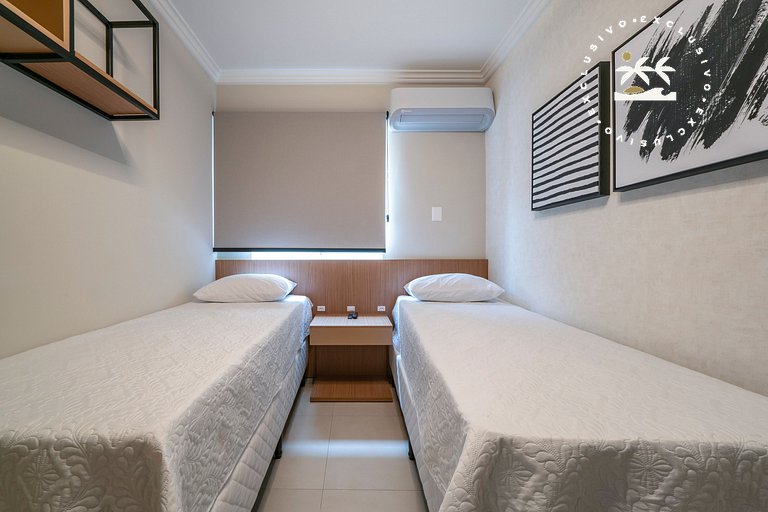 Porto Canoas 101 - Apto térreo 3 quartos à 100 metros da Pra