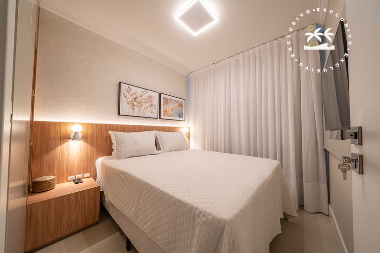 Porto Canoas 101 - Aconchegante apartamento em Bombas - Acom