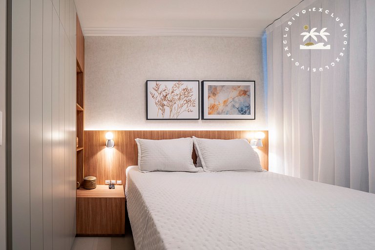 Porto Canoas 101 - Apto térreo 3 quartos à 100 metros da Pra