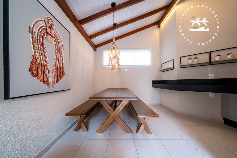 Porto Canoas 101 - Apto térreo 3 quartos à 100 metros da Pra