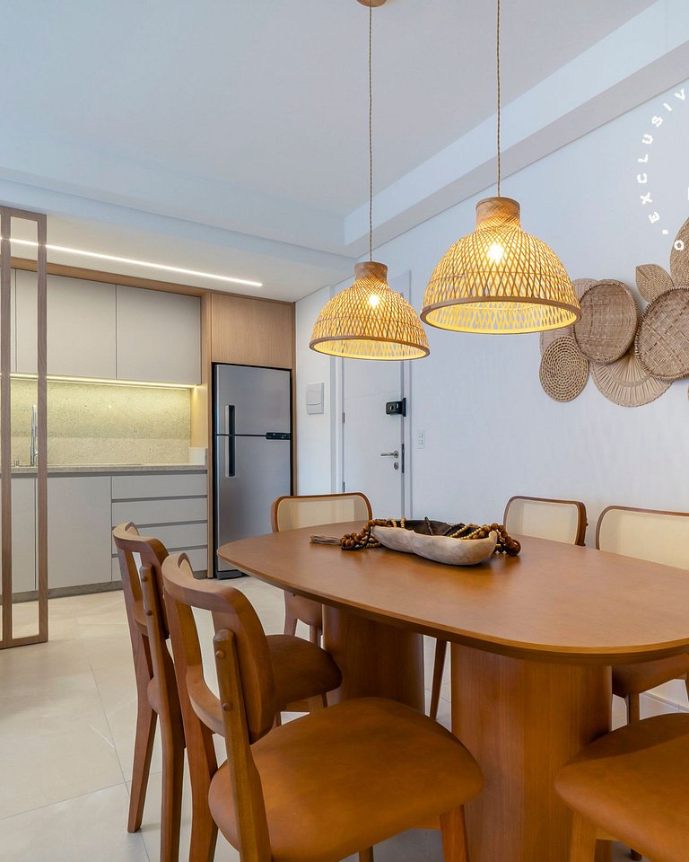 Terrazzo 408A - Apto 2 quartos em condomínio de luxo à 300 m