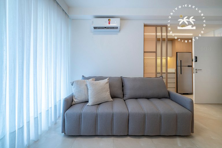 Terrazzo 408A - Apto 2 quartos em condomínio de luxo à 300 m