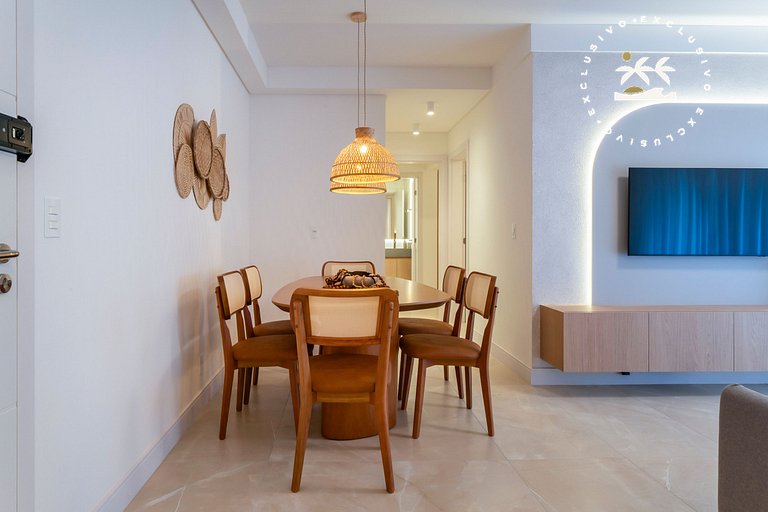 Terrazzo 408A - Apto 2 quartos em condomínio de luxo à 300 m