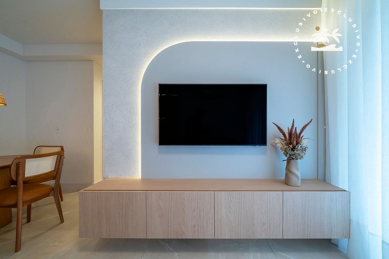 Terrazzo 408A - Apto 2 quartos em condomínio de luxo à 300 m