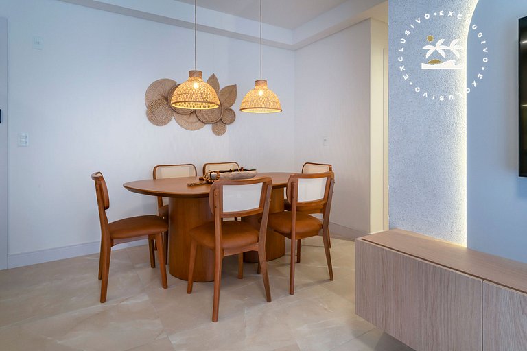 Terrazzo 408A - Apto 2 quartos em condomínio de luxo à 300 m