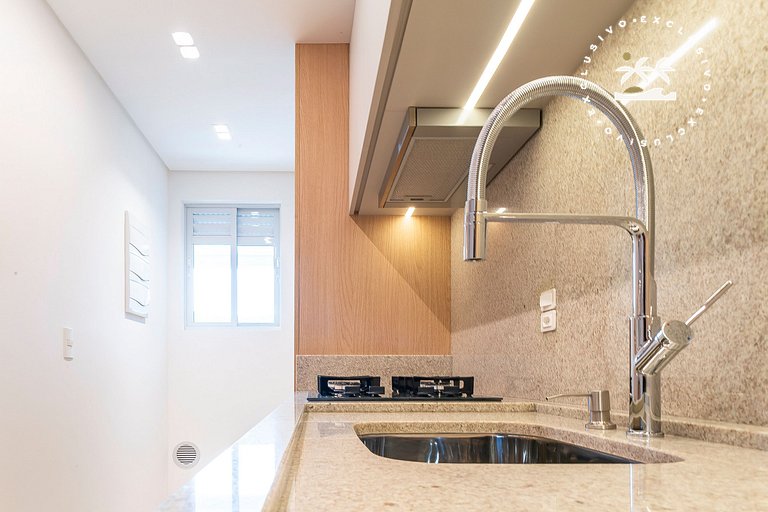 Terrazzo 408A - Apto 2 quartos em condomínio de luxo à 300 m