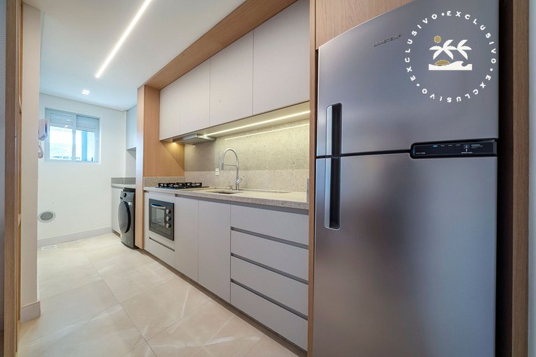 Terrazzo 408A - Apto 2 quartos em condomínio de luxo à 300 m